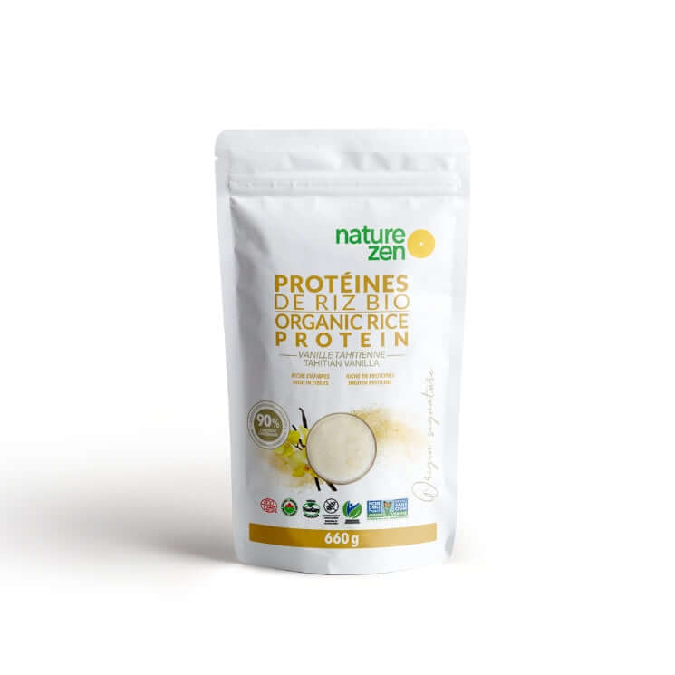 Nature Zen Origin - Organic Rice Protein Powder - Vanilla