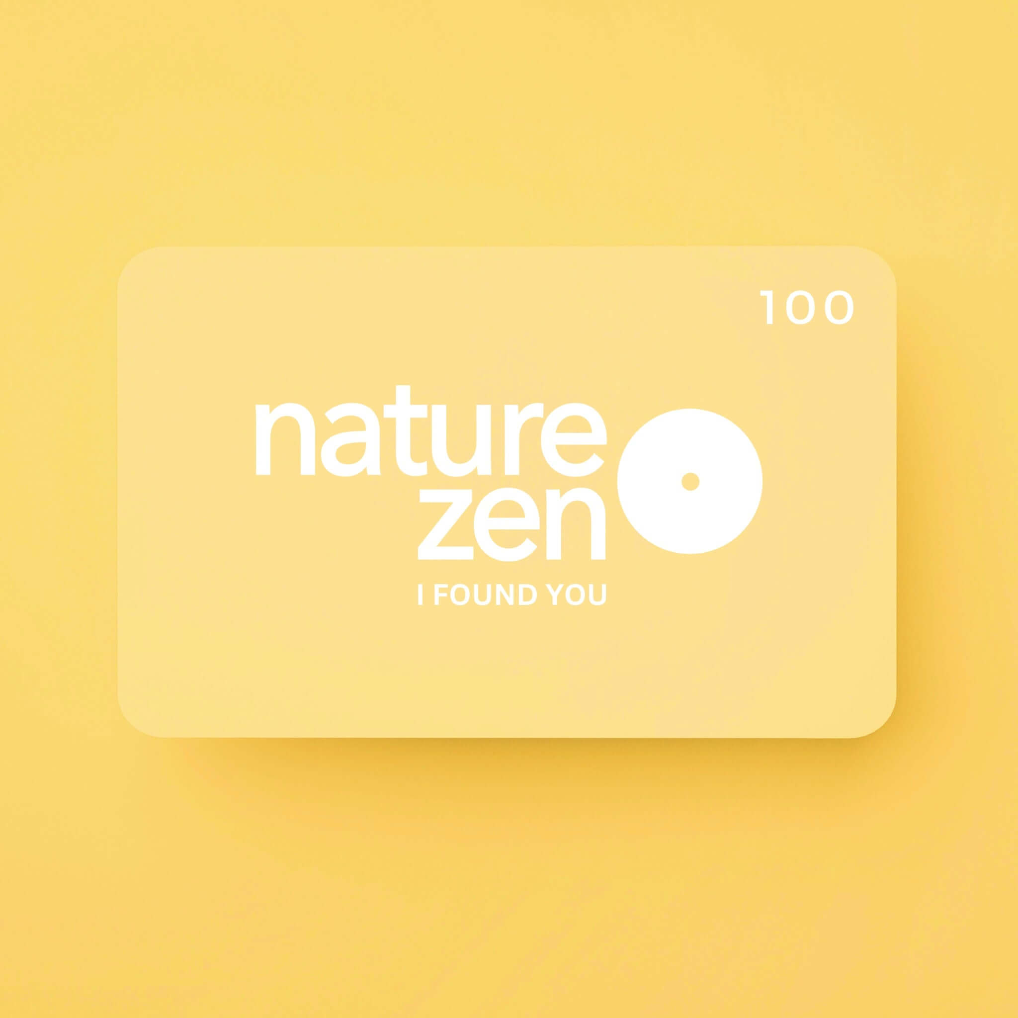  Nature Zen Gift Card Yellow