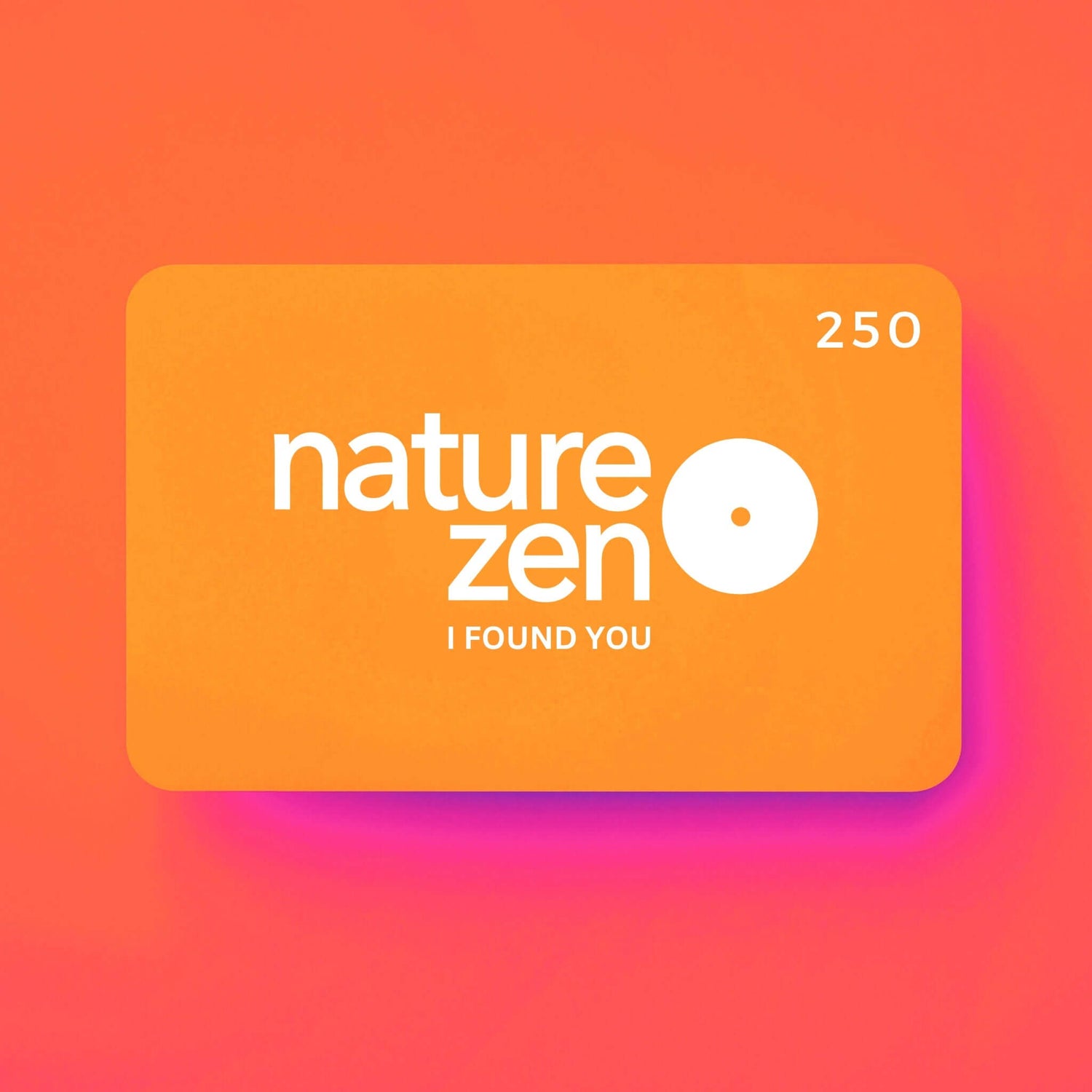 Nature Zen Gift Card Orange