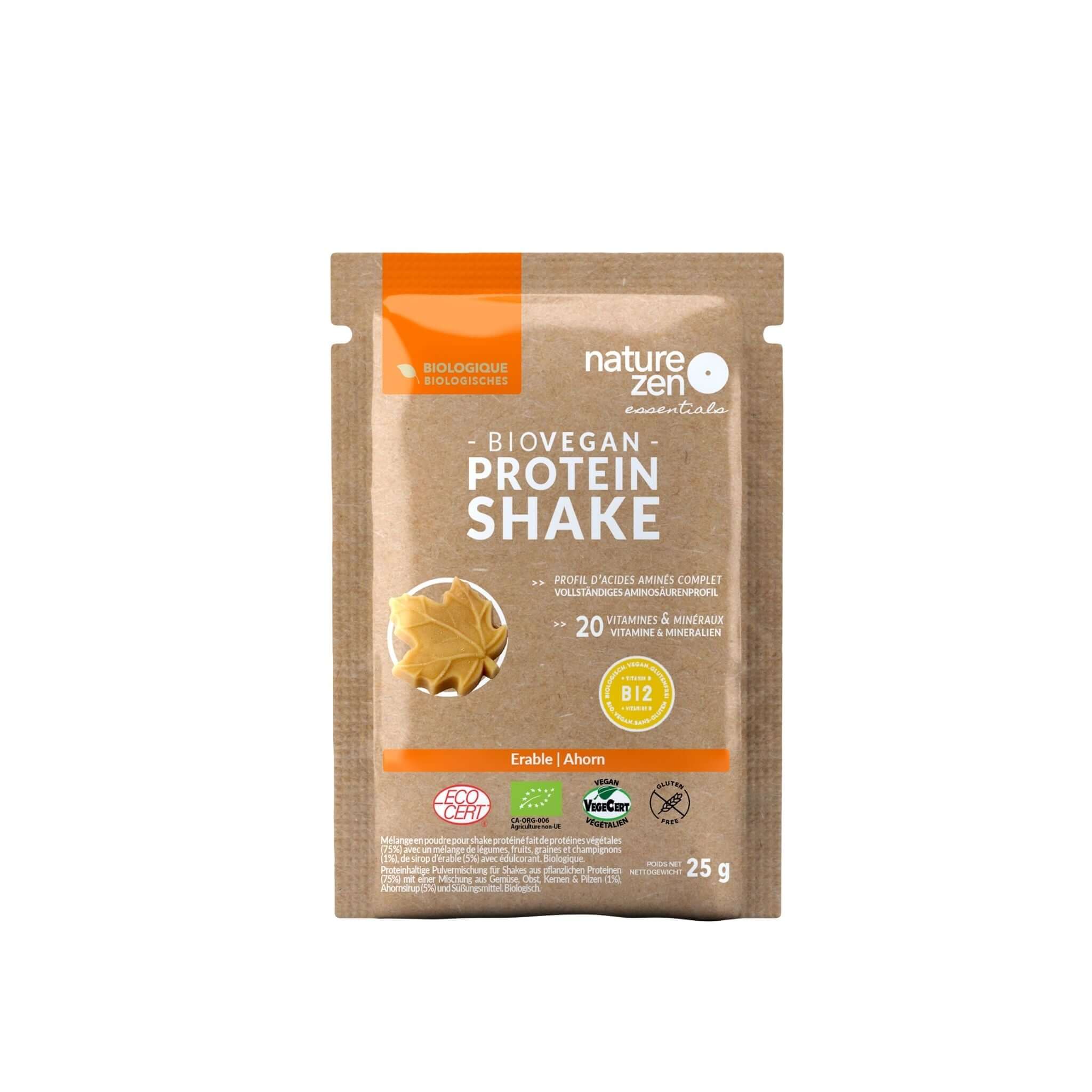  Nature Zen Essentials - Organic Plant-Based Maple Protein Powder (bag)