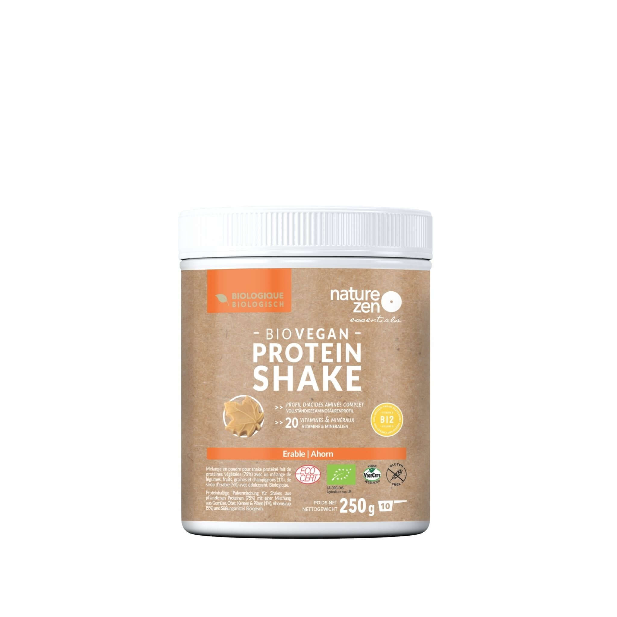 Nature Zen Essentials - Organic Plant-Based Maple Protein Powder (250g)