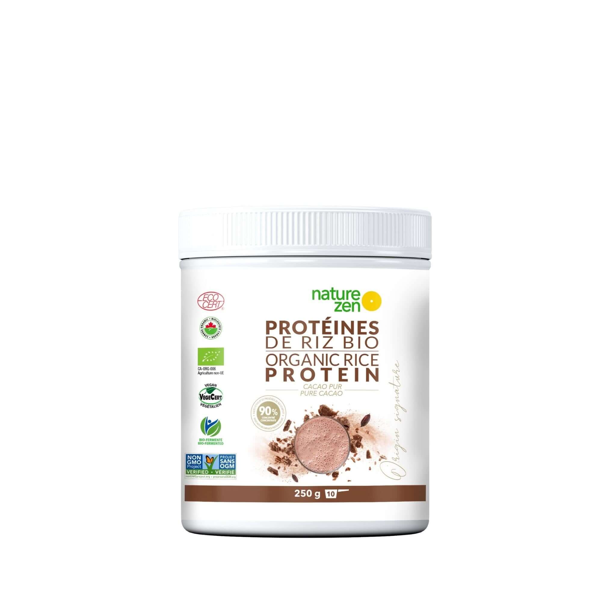 Nature Zen Origin - Organic Rice Protein Powder - Cacao (250g)