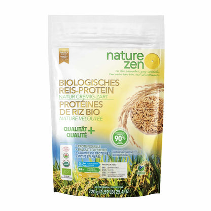 Nature Zen Origin - Pflanzliches Bio-Reis-Proteinpulver - Natur Cremig Zart